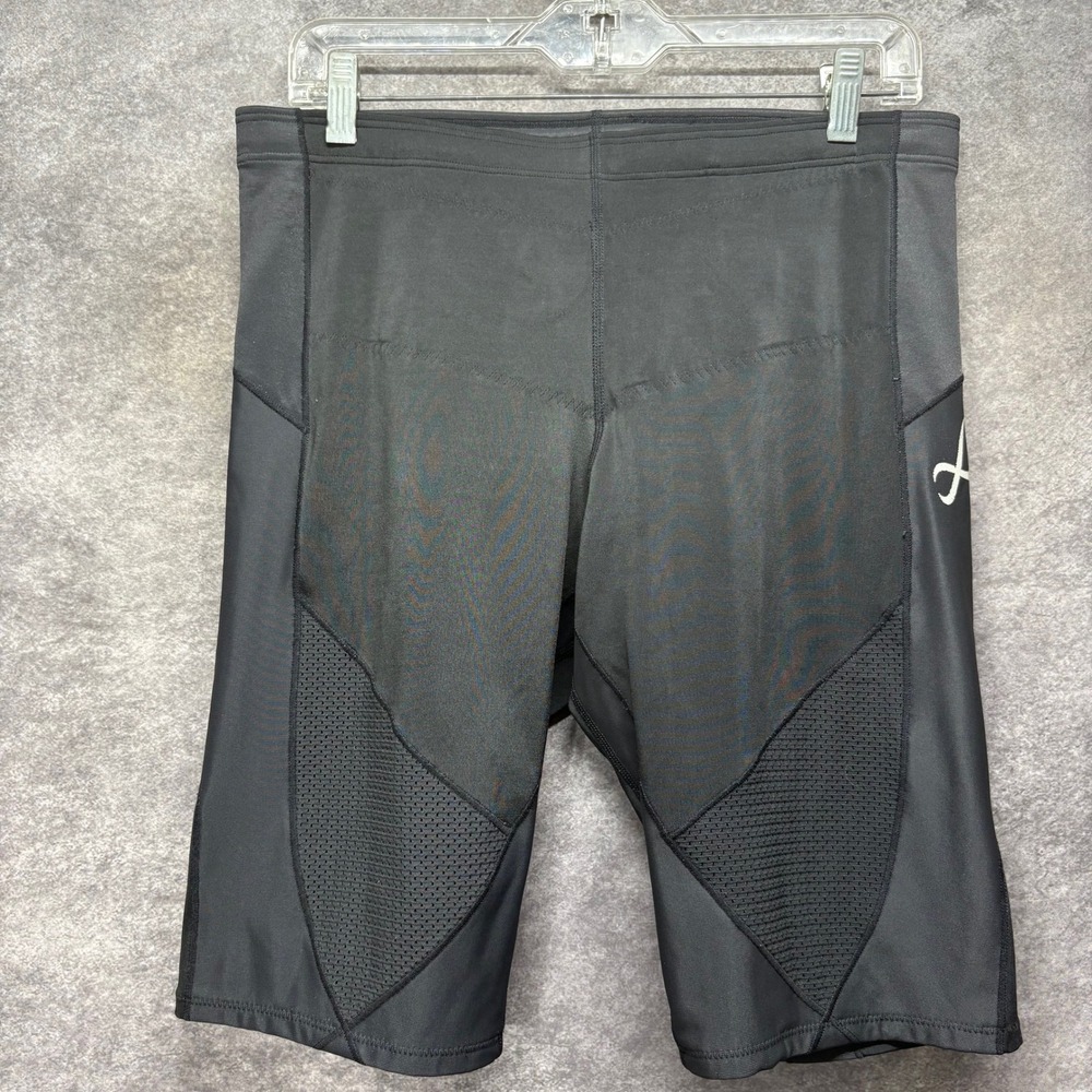 CW-X Men's Stabilyx Ventilator Joint Support Compression Shorts Size XL Black